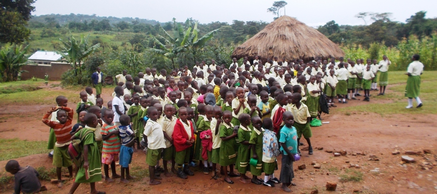 Primary school in rural Uganda